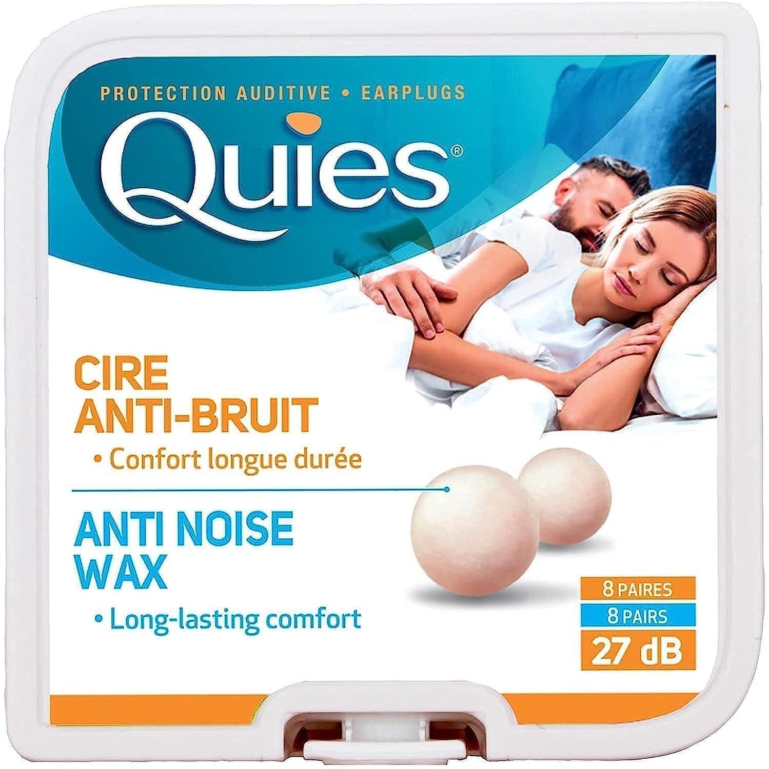 Quies Quies Boules Natural Wax Earplugs 8 Pairs Of Earplugs