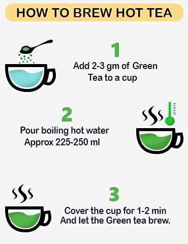 Blue Nectar Blue Nectar Amritanadi Assam Loose Green Tea Leaves (50 Gm + 15 Gm Free|30-33 Cups) (Digestive Aniseed) - 65 Gram