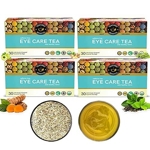 TEACURRY TEACURRY Eye Care Tea - Helps with Improve Eyesight, Power and Vision - 4 Months Pack, 120 Tea Bags