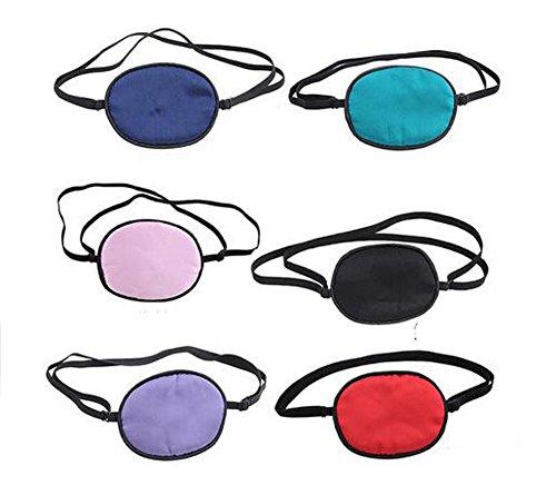 erioctry 1PC Silk Eye Patch Elastic Eye Patches Lazy Eye Patches Single Eye Mask for Kids and Adults Lazy Eye Amblyopia Strabismus No Leakage Smooth Soft and Comfortable (Kids, Black)