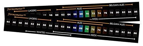 MSS Fermometer - Adhesive Fermenter Thermometer (Pack of 2)