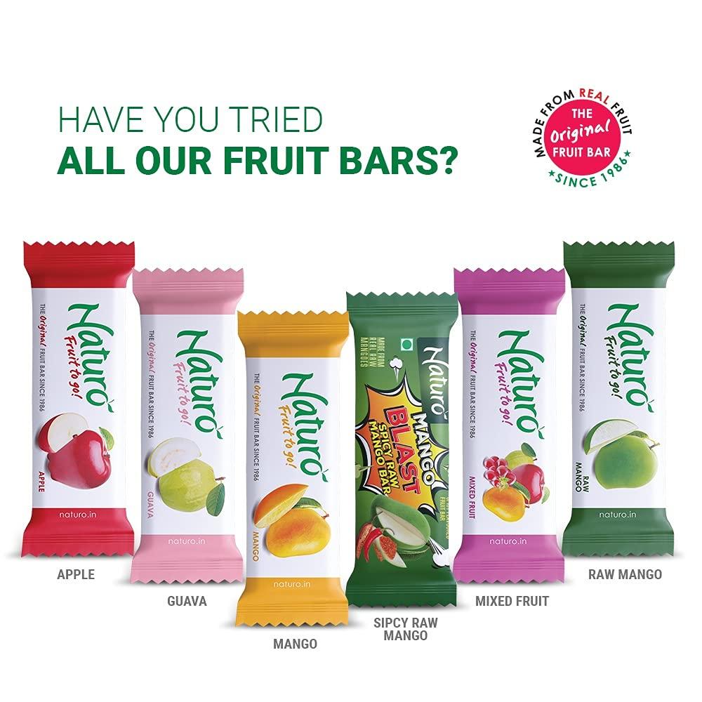 Naturo Naturo Mango & Assorted Fruit Bars, 10 g, 40 Count, 2 Dispenser