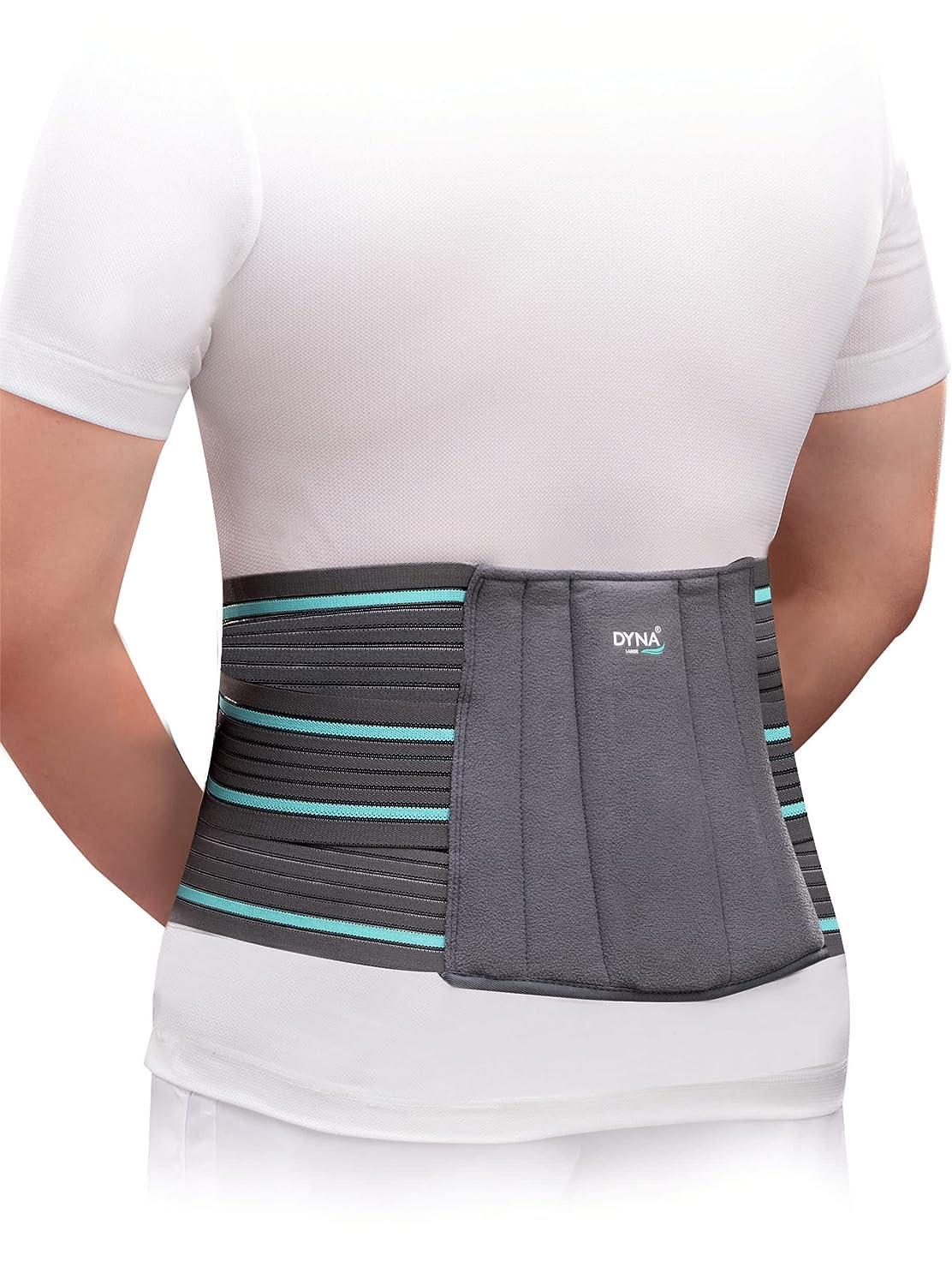 Dyna Dyna | Lumbo Sacral (L.S.) Corset | Back Pain Relief Belt | Lower Back Brace Support | Contoured Lumbar Support | Dual Adjustable Straps | For Men and Women. XX Large