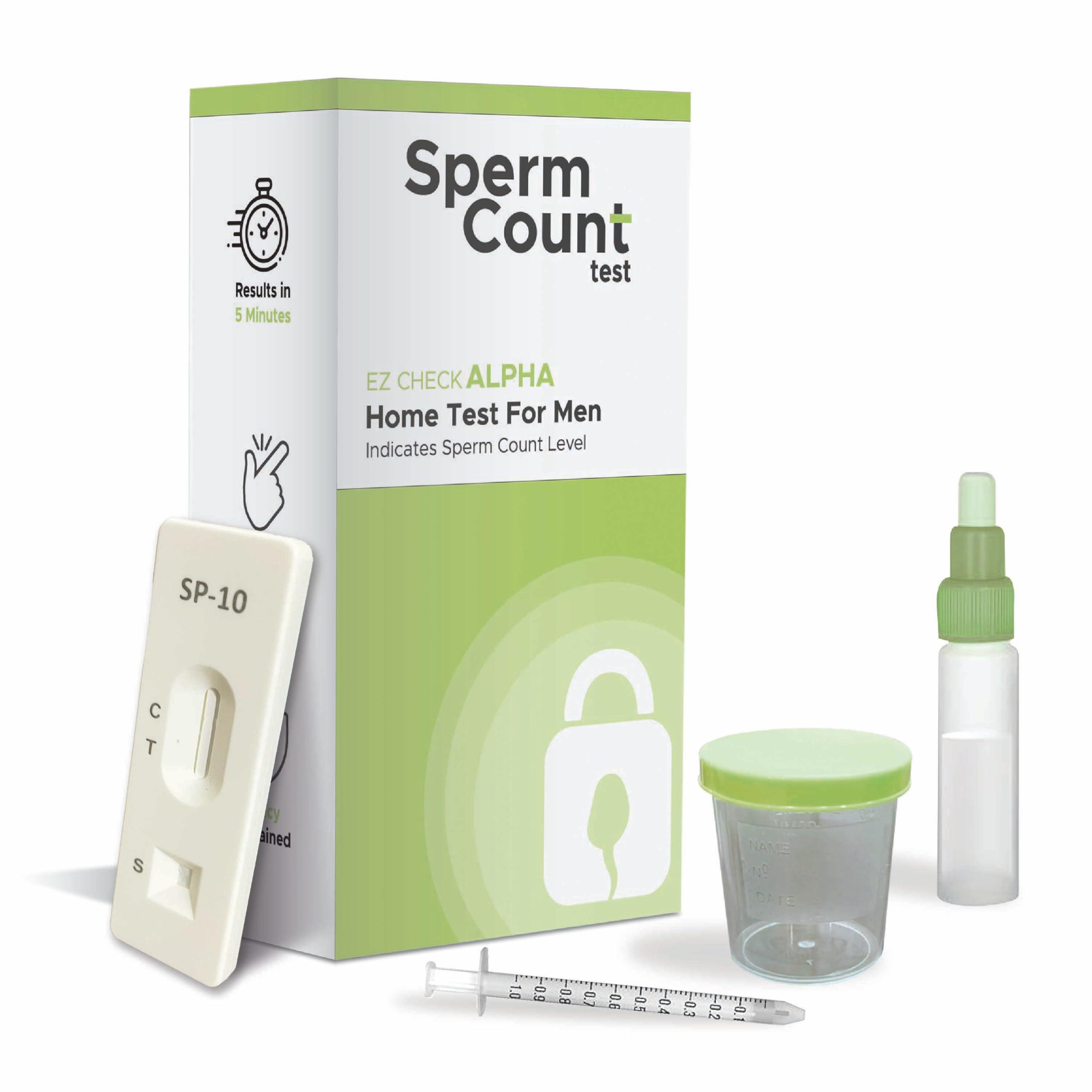 NeoDocs Neodocs EZ Check Alpha sperm count test kit | Check your sperm count privately at home | Convenient and Fast | Shows Optimum or Normal or Low sperm count | Pack of 1