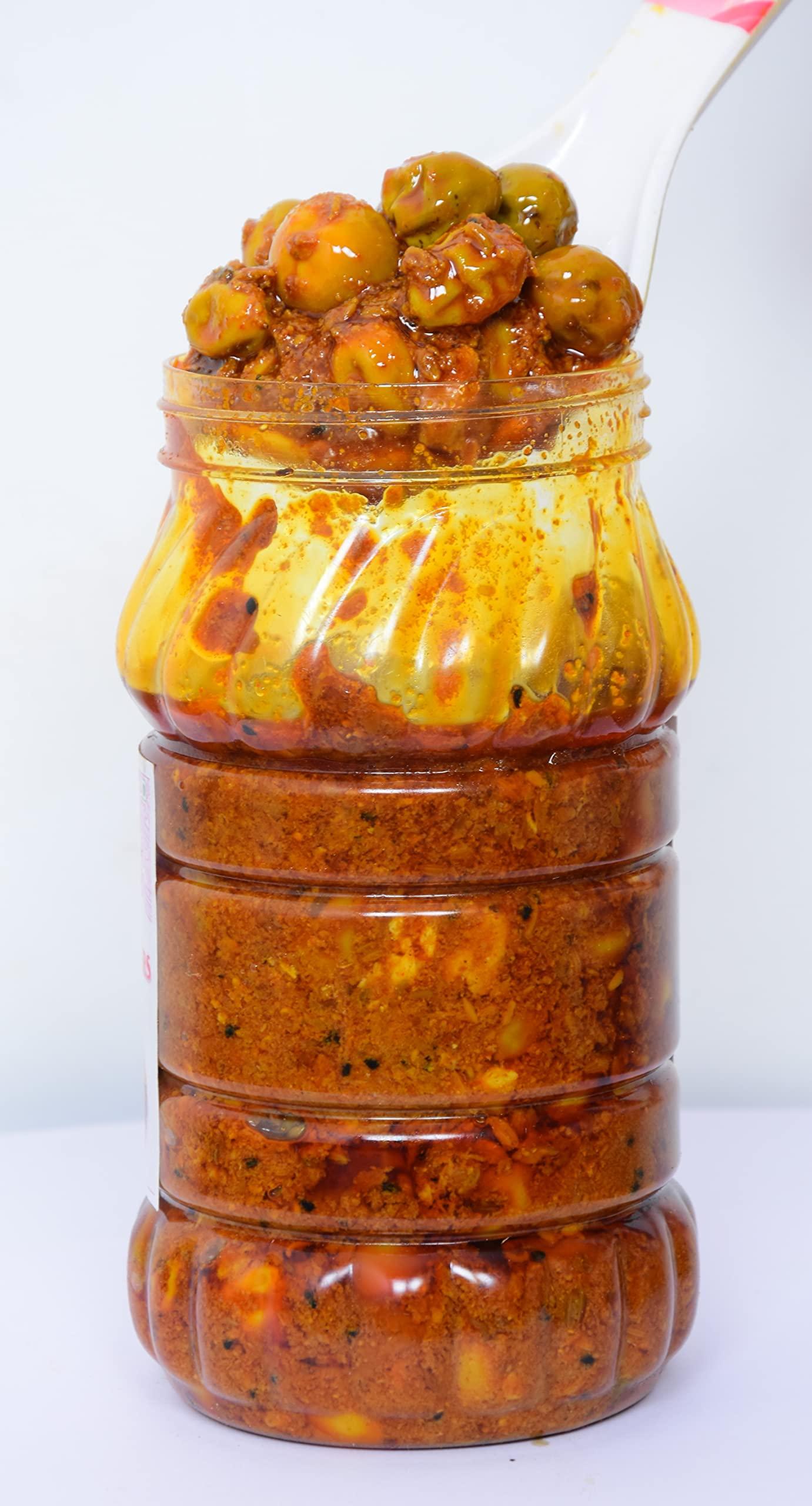 Rajasthani Swaad Rajasthani Swaad Lasoda Ka Achar Homemade Lesua Gunda Pickle (Marwadi Famous Leswa Achar) Jar Of 1 Kg