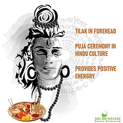 Shudh Online Shudh Online Vibhuti Bhasma, Vibuthi pure powder - Holy ash (200 Grams), Thiruneeru, Shiva Viboothi, Vibhooti, Bibhuti