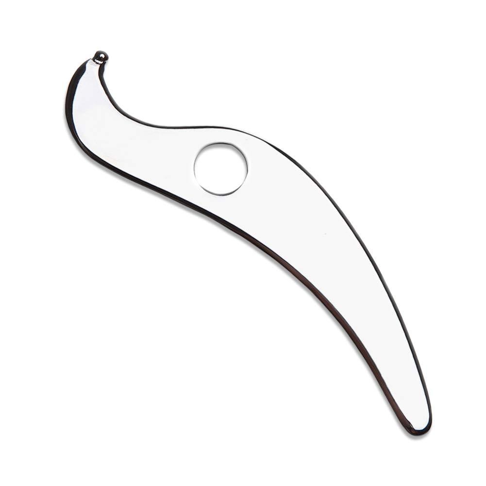enlik Allshow Gua Sha Tool - Medical Grade Stainless Steel Scraping Massage Tool, IASTM Tool for Relaxing Soft Tissue, Reduce Head, Neck, Back Pain