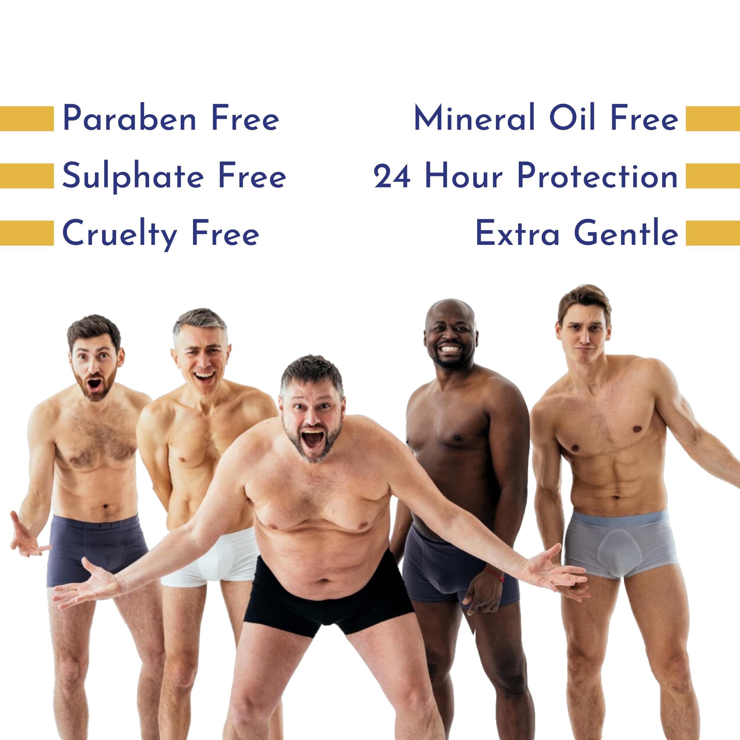 Mannlich Mannlich Intimate/Private Hair Removal Cream for Men, Painless, Faster, Soothing for Unwanted Coarse Pubic Hair, Suitable For All Skin Types, 100 ml (Pack of 2)
