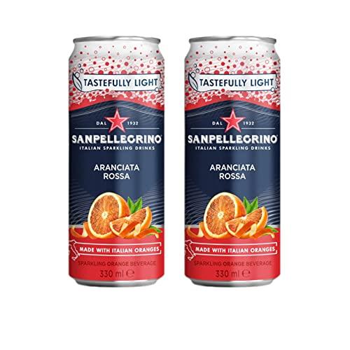 San Pellegrino San Pellegrino Aranciata Rossa Sparkling Blood Orange Drink, 2 x 330 ml
