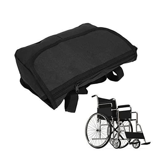 Luroze Walker Storage Bag, Strong Durable Waterproof Lightweight 600D Encrypted Polyester Fabric Scooter Walker Wheelchair Carry Case Black