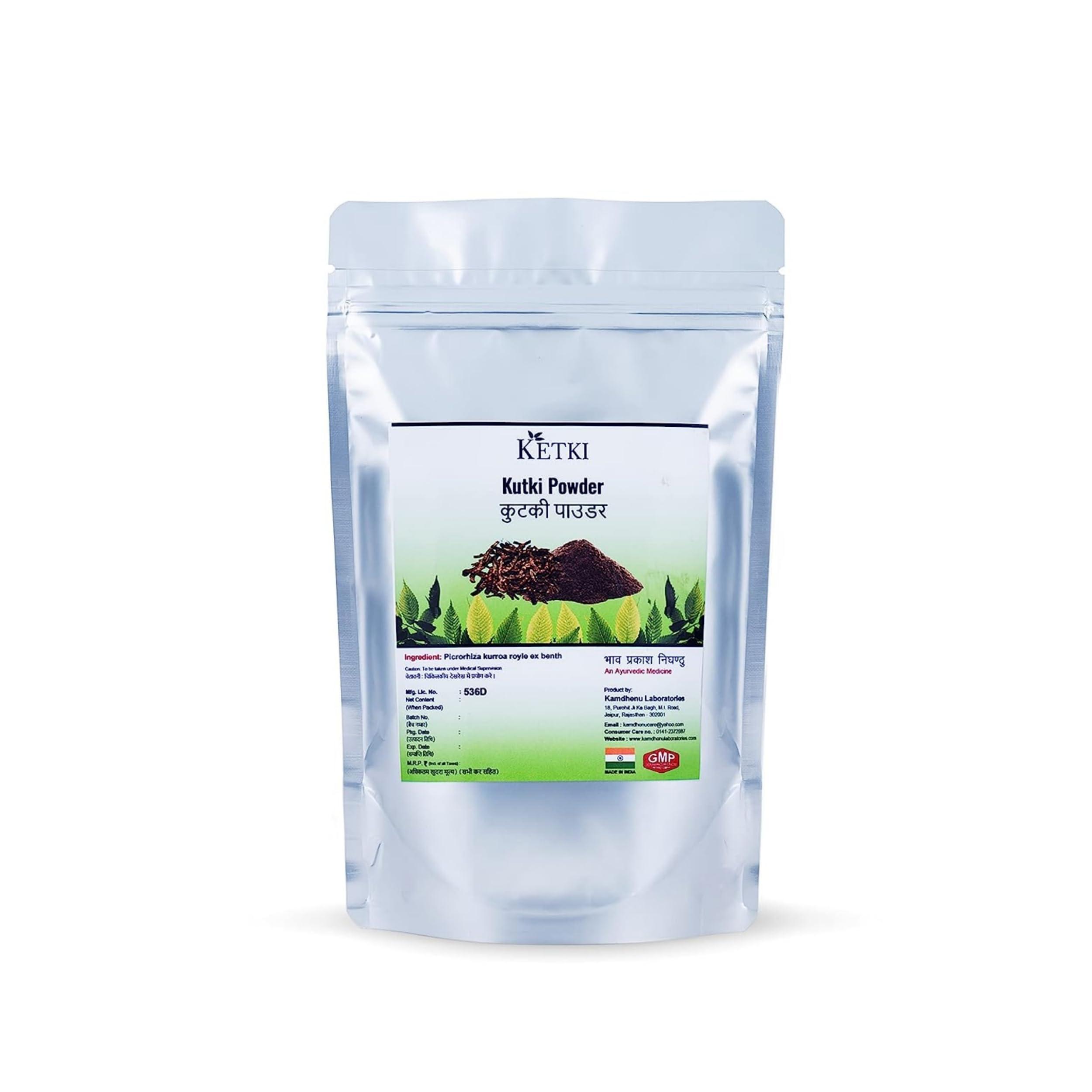 KETKI Ketki Kutki Powder | Picrorhiza Kurroa | Liver Health and Detox| Katuki powder For Digestion 250 grams