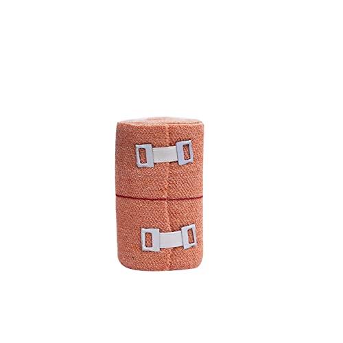 EASYCREPE Cotton Crepe Bandage for pain Relief, Bandage for knee, leg,  wrist, ankle, elbow, hand, foot, finger Pain Support, Warm Crepe Bandage