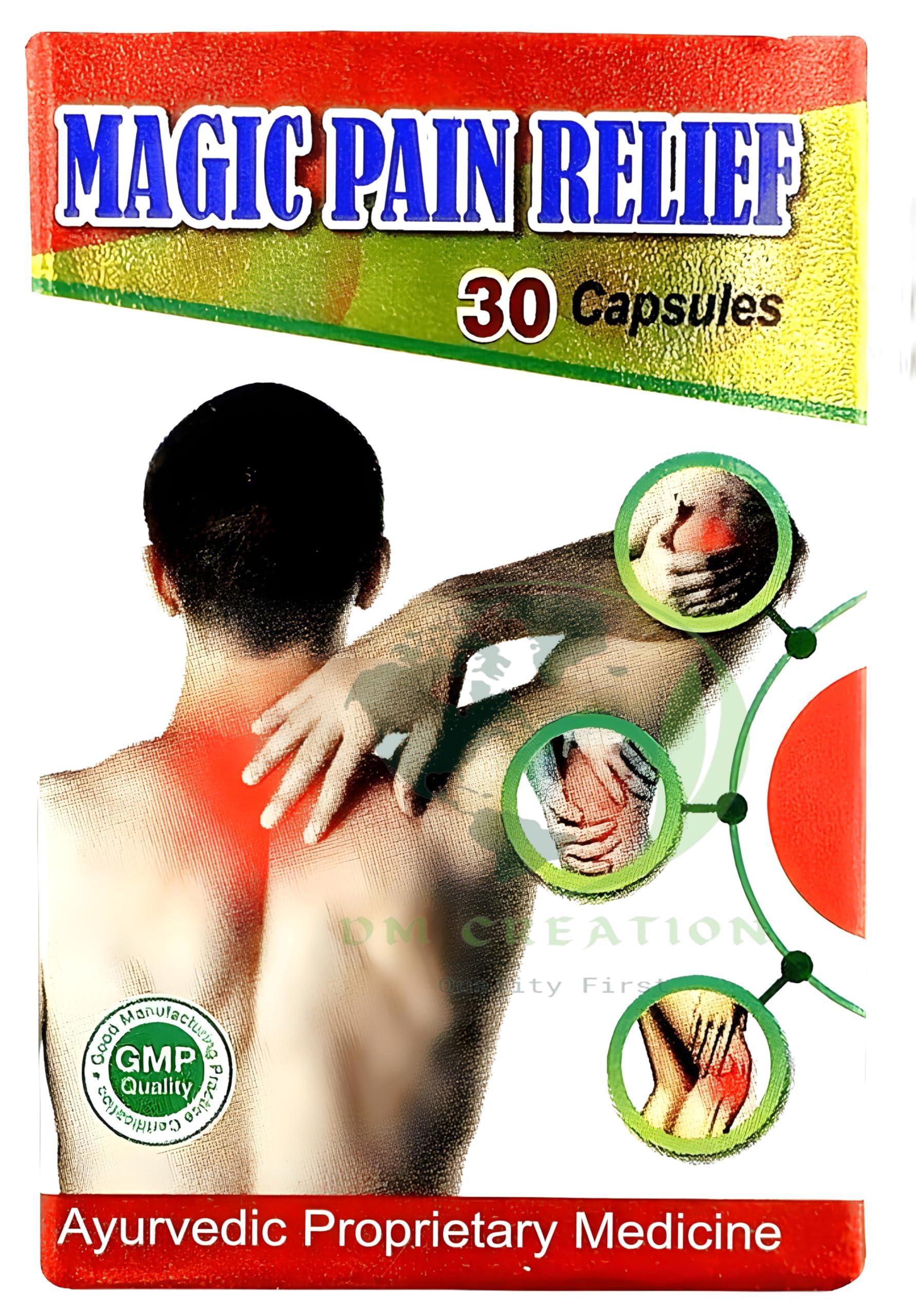 DM CREATION MAGIC PAIN RELIEF 30 CAPSULE (Pack of 4) FOR JOINT PAIN RELIEF