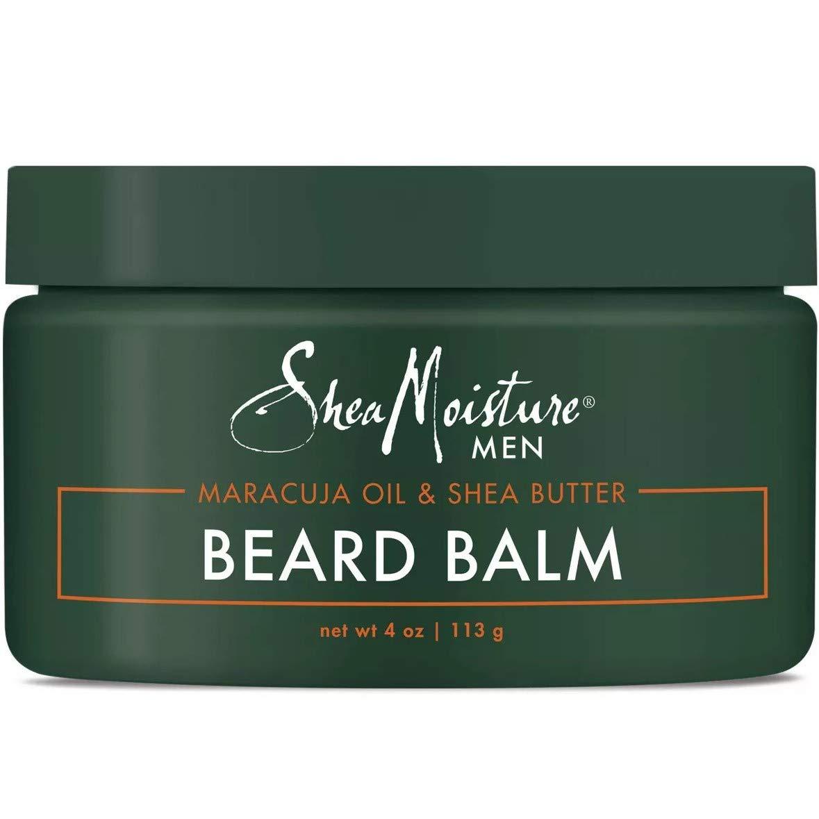 SHEA MOISTURE Shea Moisture Mens Beard Balm, All Natural ingredients, Made With Maracuja Infused Shea Butter.