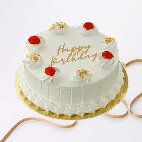 Bigwishbox Fresh Vanilla Cake 500g Birthday/Anniversary Cake