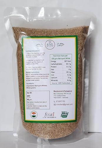Generic Unpolished Barnyard Millet/Kuthiraivali/Udhalu/Jhangora/Sanwa 1 kg