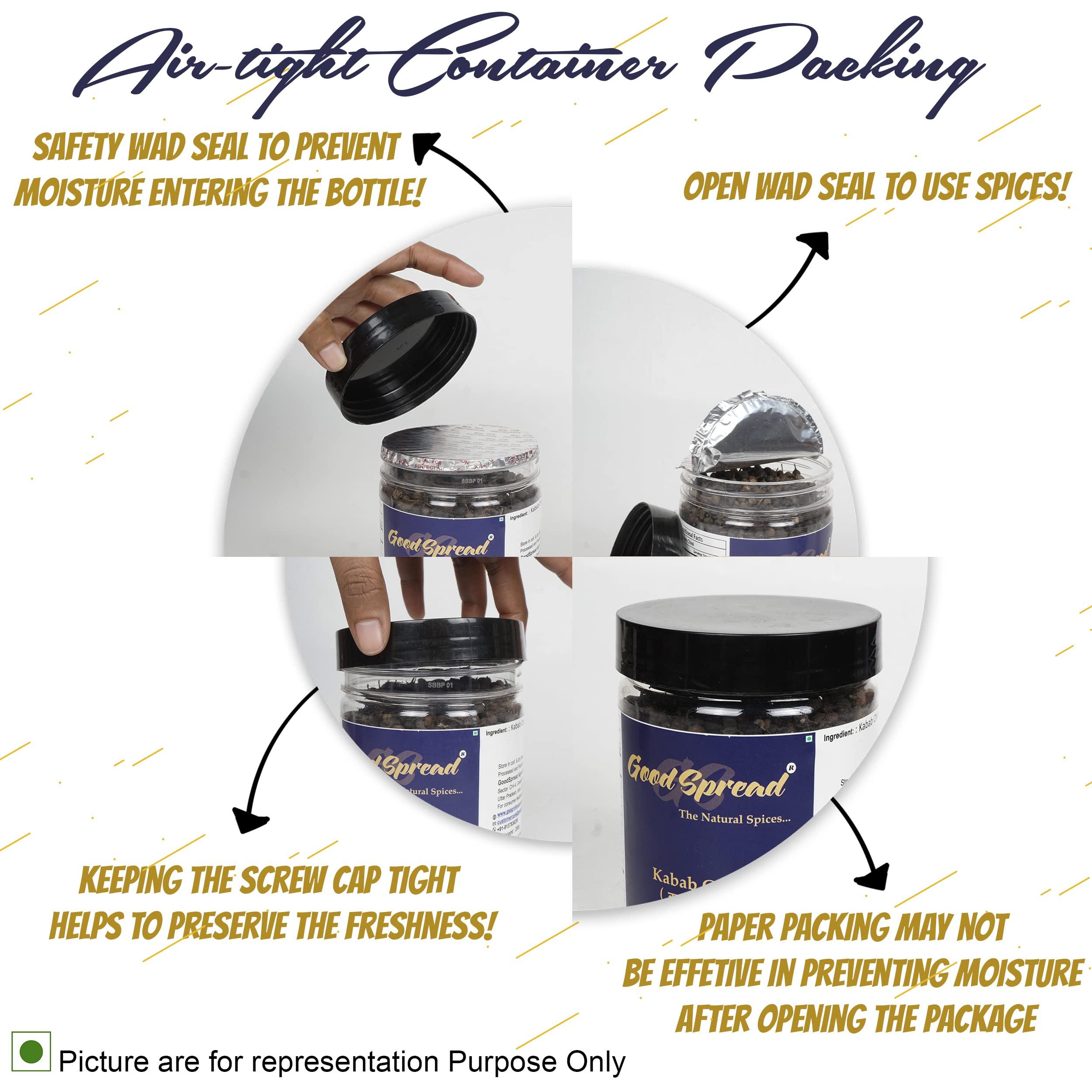 GoodSpread GoodSpread | Organically Grown | Kabab Chini | 200 grams | Cubeb | Kebab Chini | Shital Chini | Long Tailed Pepper | Sarvsugandhi | Java Pepper | Kubeb Berries |