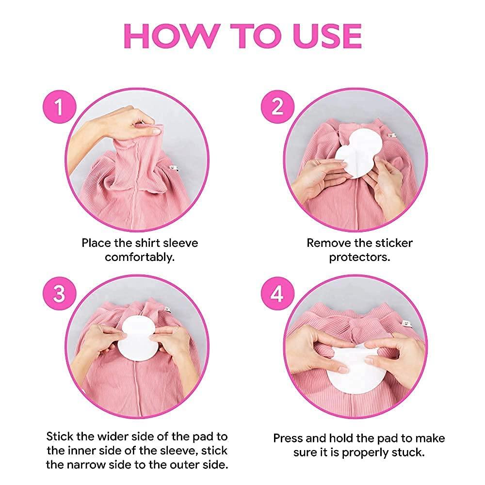 CHAMPEX CHAMPEX Underarm Sweat Pads - Disposable Armpit Sweat Pads To Fight Hyperhidrosis And Excessive Sweating For Women And Men - Non Visible Dress Shields
