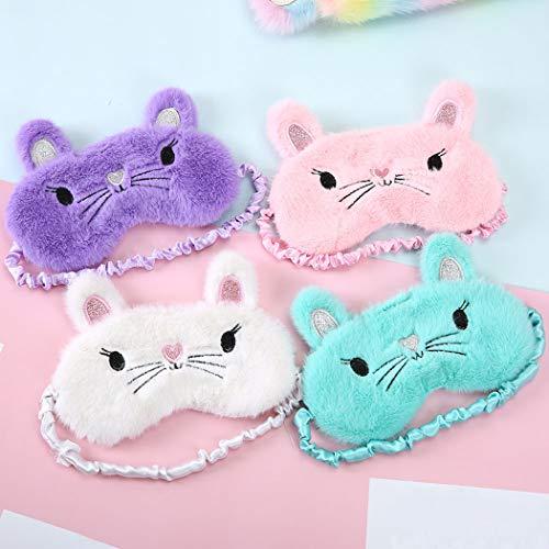 Zoylink Zoylink Sleep Mask Cartoon Cat Decor Eyes Cover Comfortable Night Blindfold