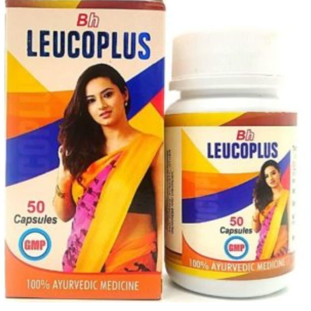 HERBSHD Ayurvedic Leuco Plus Capsule it cures leucorrhoea in normal.(pack of 3)