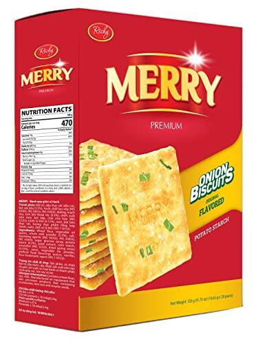 Richy Richy JIN JU Gold Rice Crackers Honey Flavor,18pc Pack | Korean Style Rice Crackers | + Richy Onion Crackers 333g