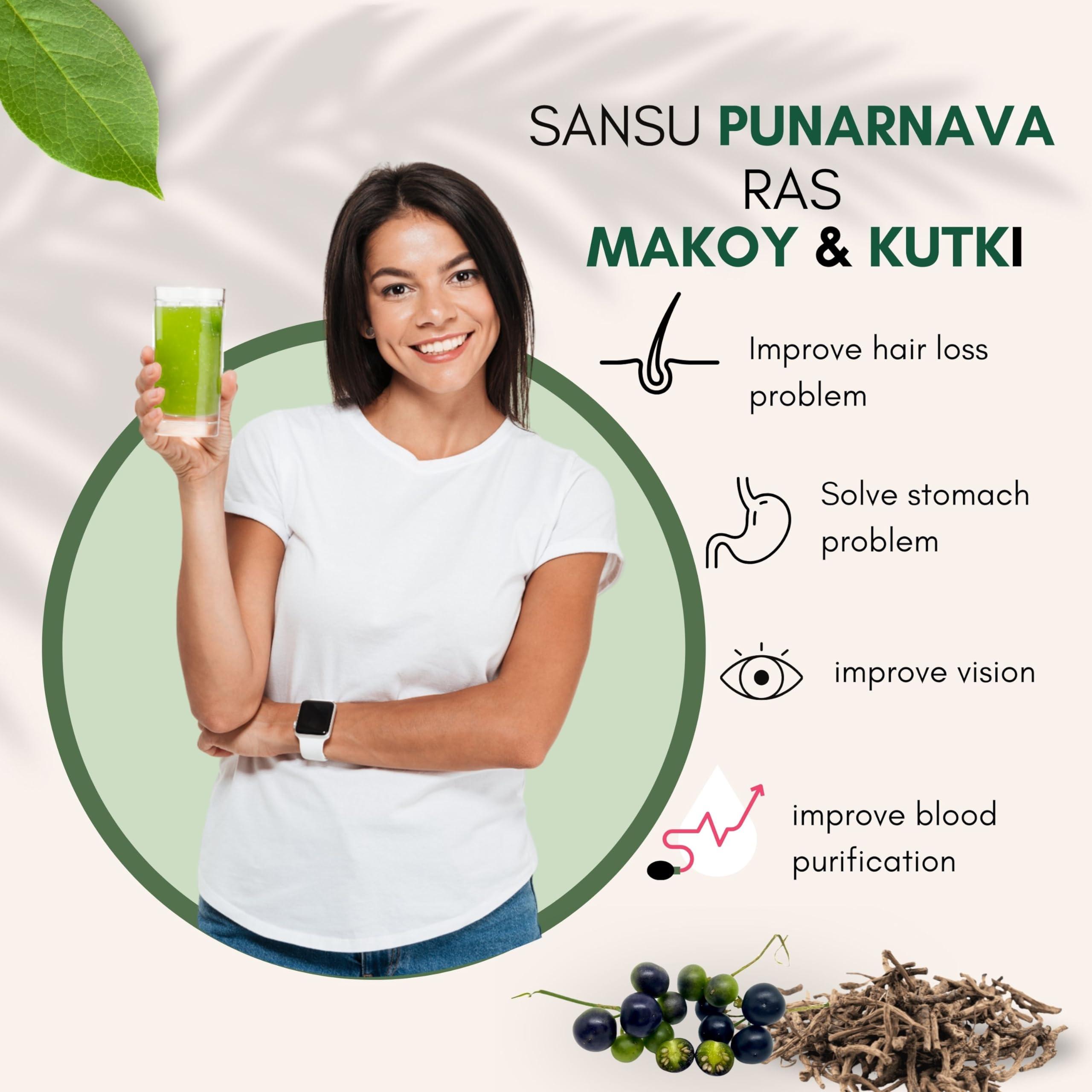 SANSU Sansu Punarnava Makoy Ras with Aloevera (500 ml)