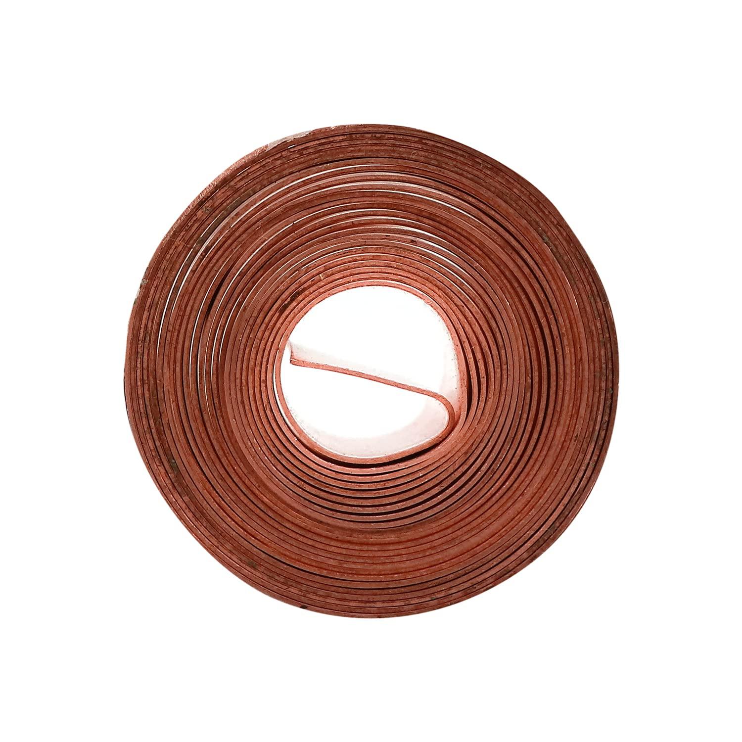 K.V ETERPRISES Vastu Copper Strip | Width- 1 Inch | Gauge- 0.3mm | Length- 8 Feet Approx | Zone Balancing |Toilet Correction | Main Entrance | Strip Remedy | Pack of 5
