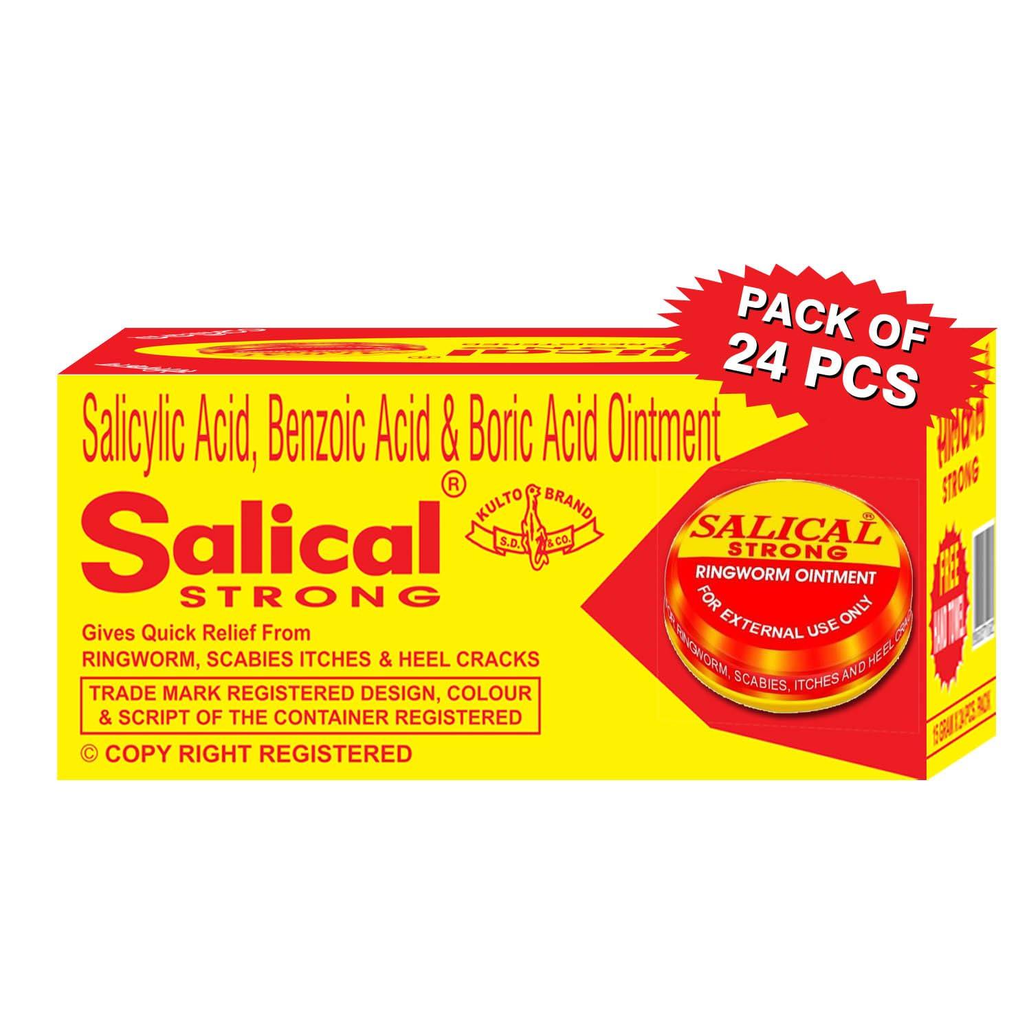 Generic SALICAL STRONG Ringworm Ointment for Skin and Fungal Infection (15g X 24)