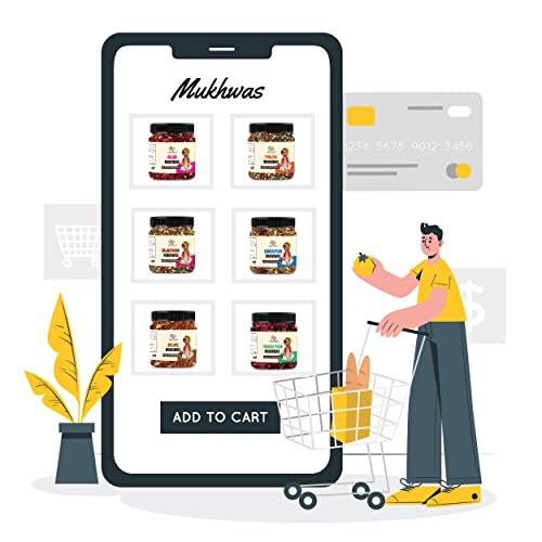 Hungry Harvest Hungry Harvest Paan Churi Mukhwas, [Mouth Freshener, Digestive, After-Meal Snack] [Jar Pack] (300 Grams (Pack of 1 of 300 Grams))