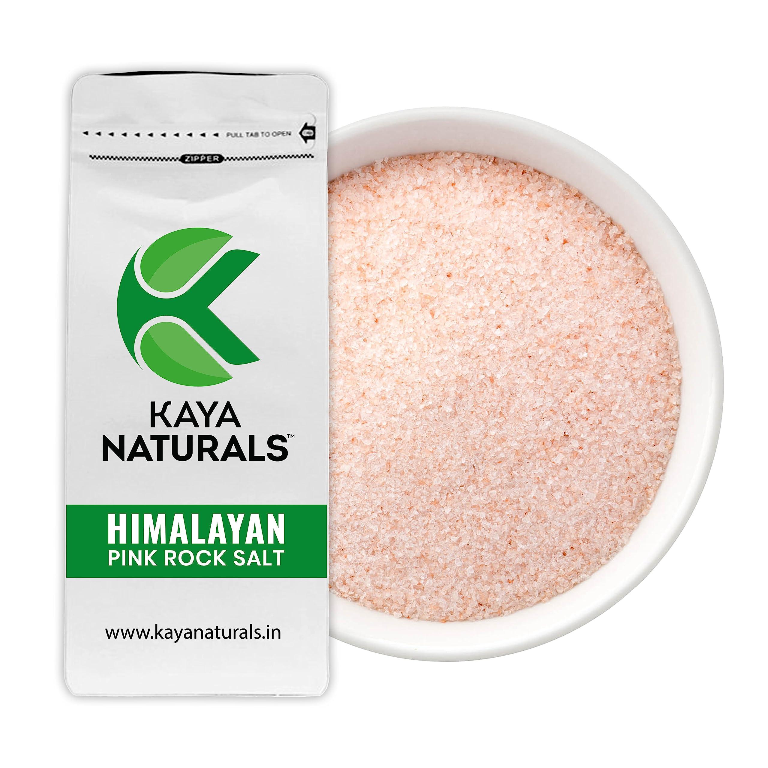 Kaya Naturals Kaya Naturals Himalayan Pink Rock Salt | With 100% Natural Sendha Salt | Rock Salt for Everyday Cooking | Iodized Rock Salt | Unrefined & Chemical Free Rock Salt