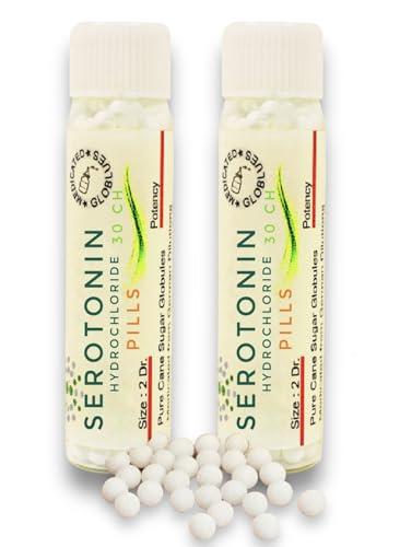 KRIG\'S Homeo57 Serotonin 30 CH Homeopathic Medicine- MEDICATED PILLS - Orignal Dilution - SET OF 2 Bottles