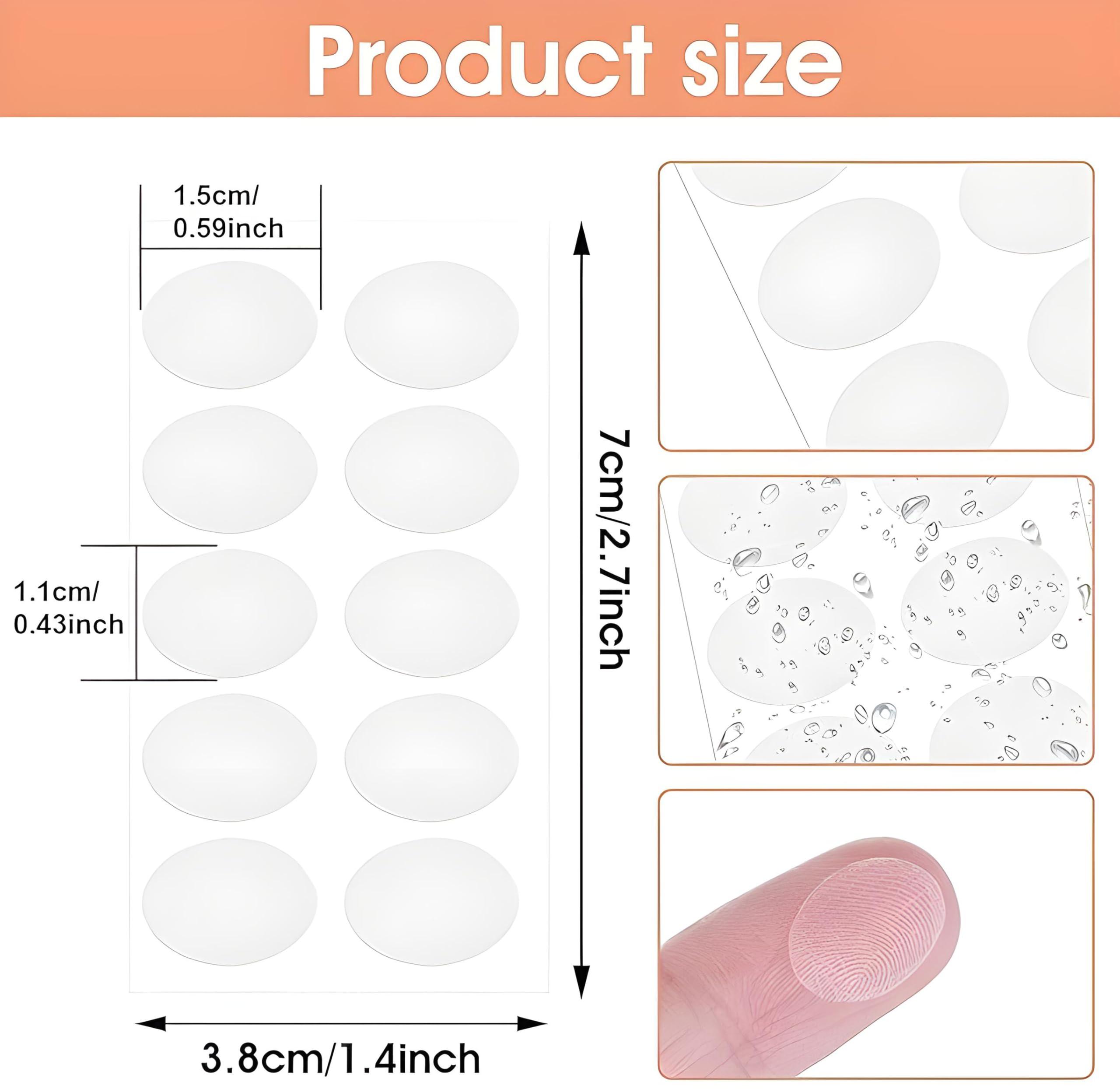 ADBEE Earlobe support patches for heavy earrings (30 Pcs) | Ear lobe support tape Ear stickers for heavy earrings & big Jhumkas | Big Ear hole closer tape & ear support for heavy earrings 60 PCS