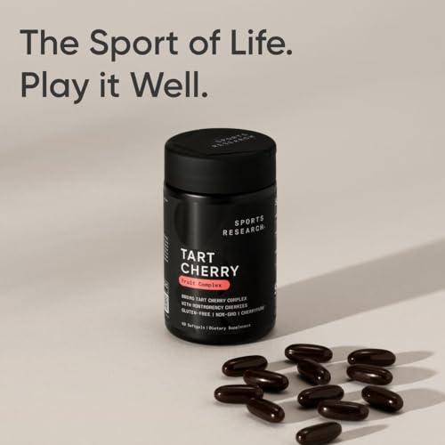 Sports Research Sports Research Tart Cherry Concentrate With Antioxidants & Flavonoids - 60 Liquid Softgels