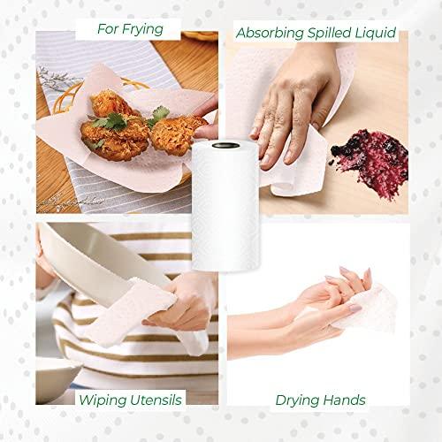 Onlinch Kitchen Tissue,Non Washable Kitchen Roll, Multi Purpose 4 Ply Kitchen Tissue/Towel Paper Roll Pack of 3