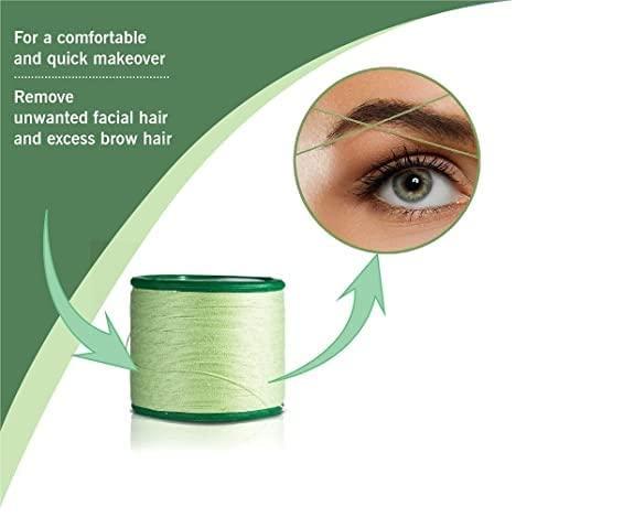 KENDRICK Eyebrow Threading Thread Organic x 1 thread spool eyebrow makeup facial dermaplaning hair removal epilator tool Professional Eyebrow Threading Tools 1 Spool X 300 m (FREE, 1)