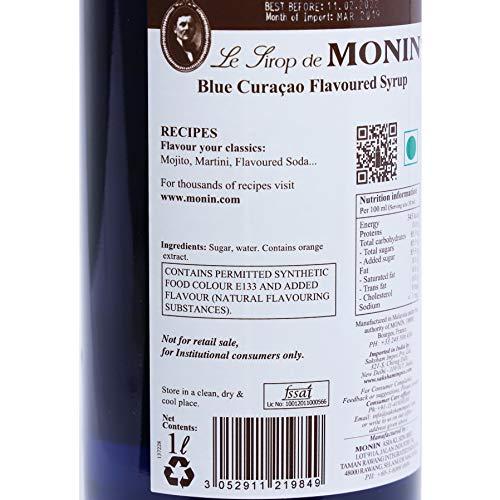 Monin Monin Curacao Blue Syrup - 1L