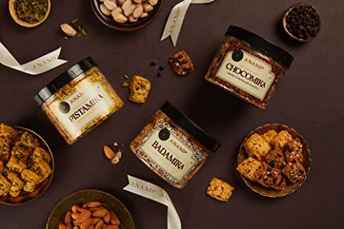 ANAND ANAND Premium Biscotti Combo - Badamika Pistamika Chocomika Combo, 450g (Pack of 3 (675 g))