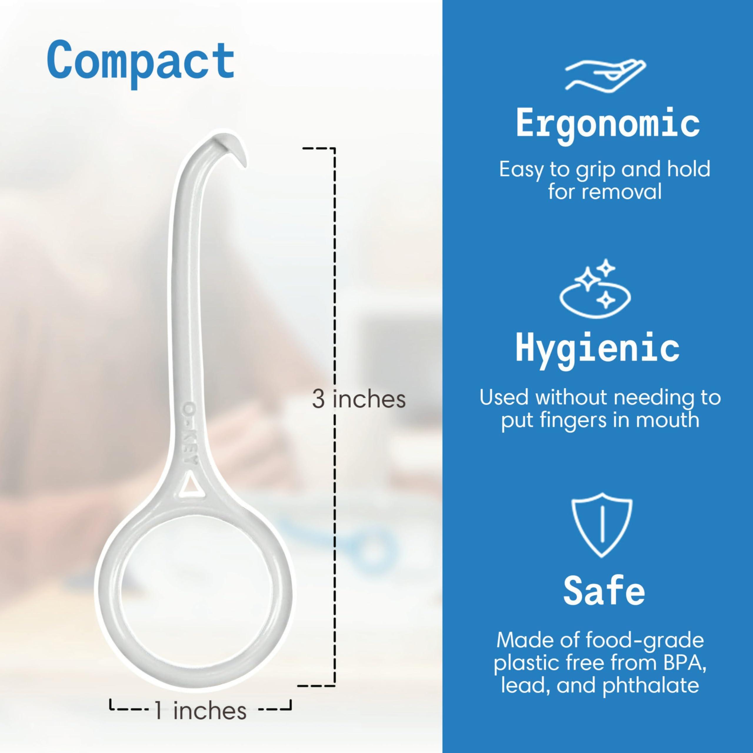 OrthoKey Clear Aligner Removal Tool by ORTHOKEY - Invisible Removable Braces - QTY 4 White