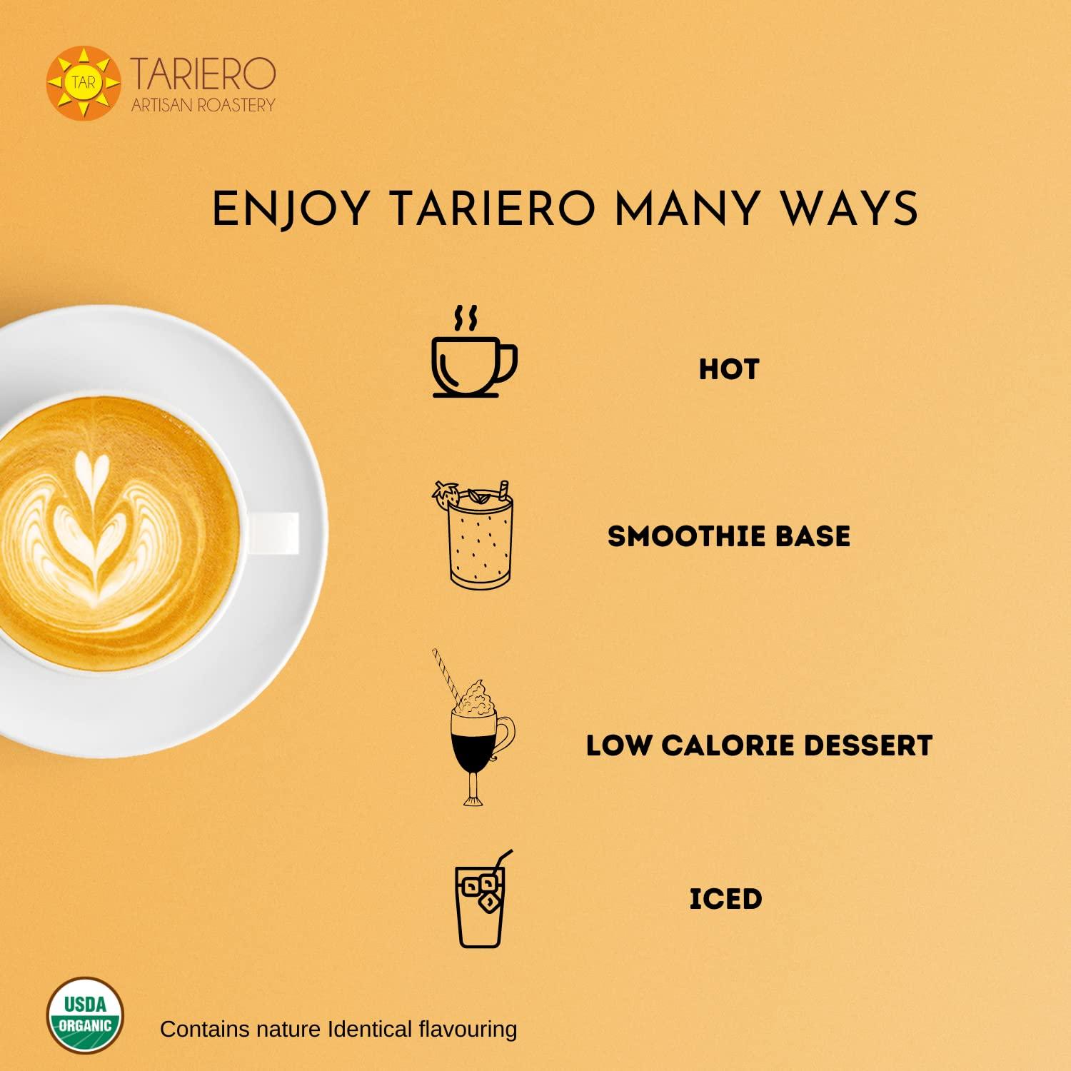 TARIERO Tariero IRISH CREAM Lo-Caffeine Flavoured Coffee | Medium Roast | Whole Bean (100 Gram)