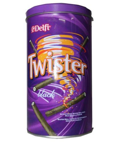Delfi Twister Delfi Twister Chocolate Wafer Roll with Vanilla Cream, Clear, 320 g