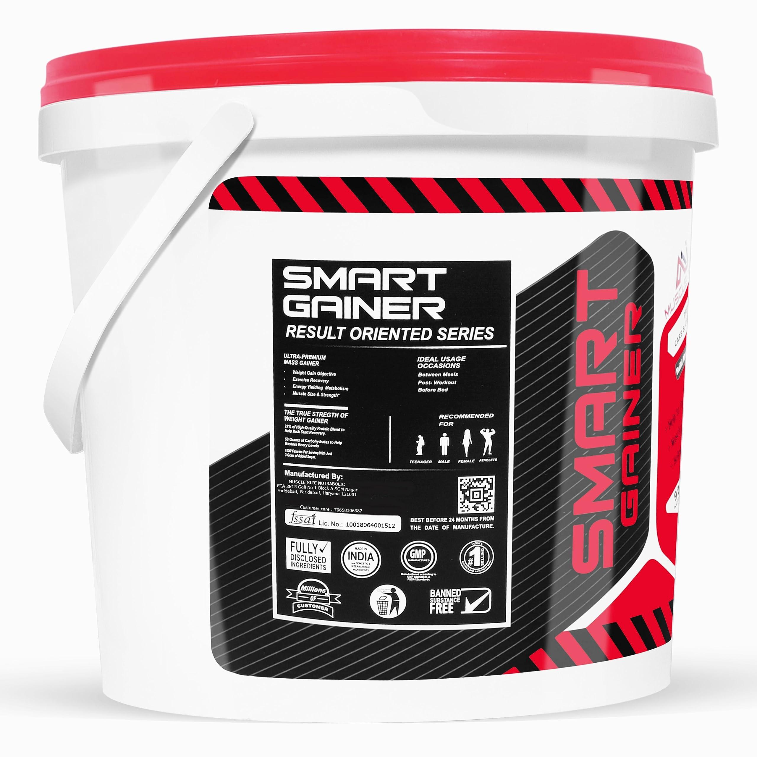 MUSCLE ICON MUSCLE ICON Smart gainer Powder Of 10lbs Premium Protein Carb & Cretine Matrix