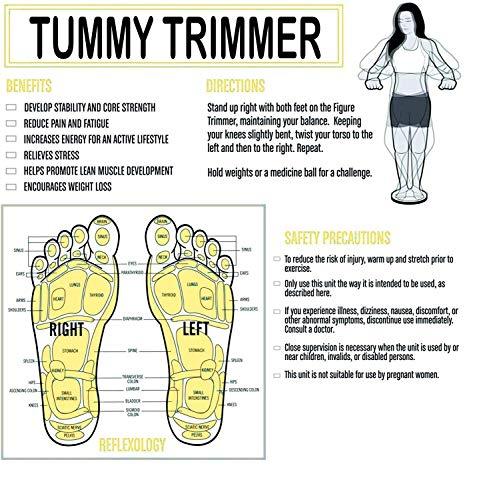 N&M N&M™ Tummy Twister Magnets Acupressure Twister Figure Tone-up Core Abdominal ABS Exerciser Body Toner-Fat Buster Oblique Workout Perfect Waist Trimmer for Men and Women