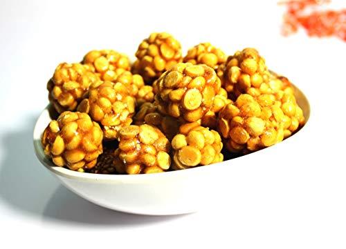 KPN KPN Kovilpatti Pottu Kadalai Urundai Gram Chikki Balls Candy - Burfi - Pack of 8 x 100 gm