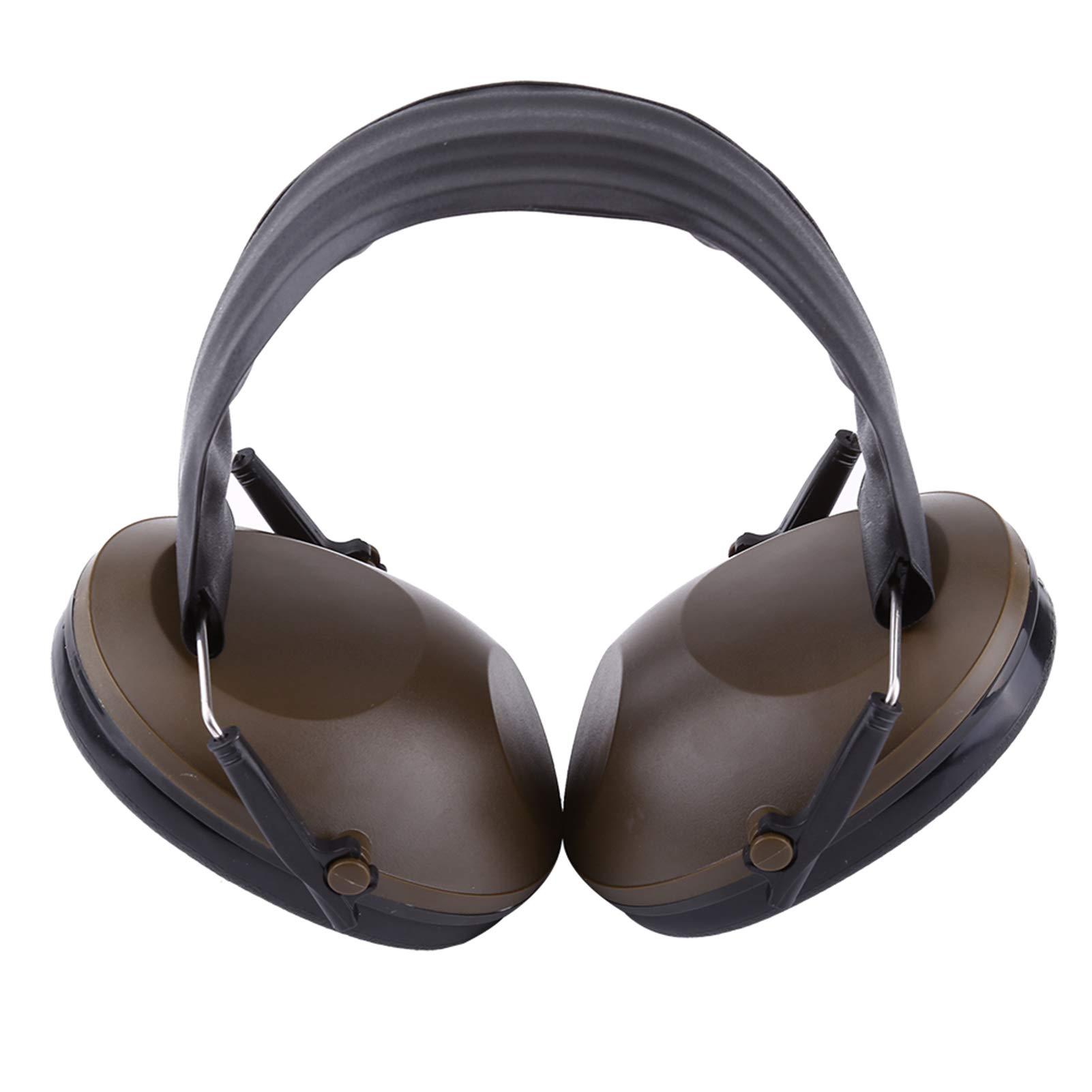 CURLIN Ear Muffs, Soundproof Ear Defenders Noise Reduction for Working(Green)