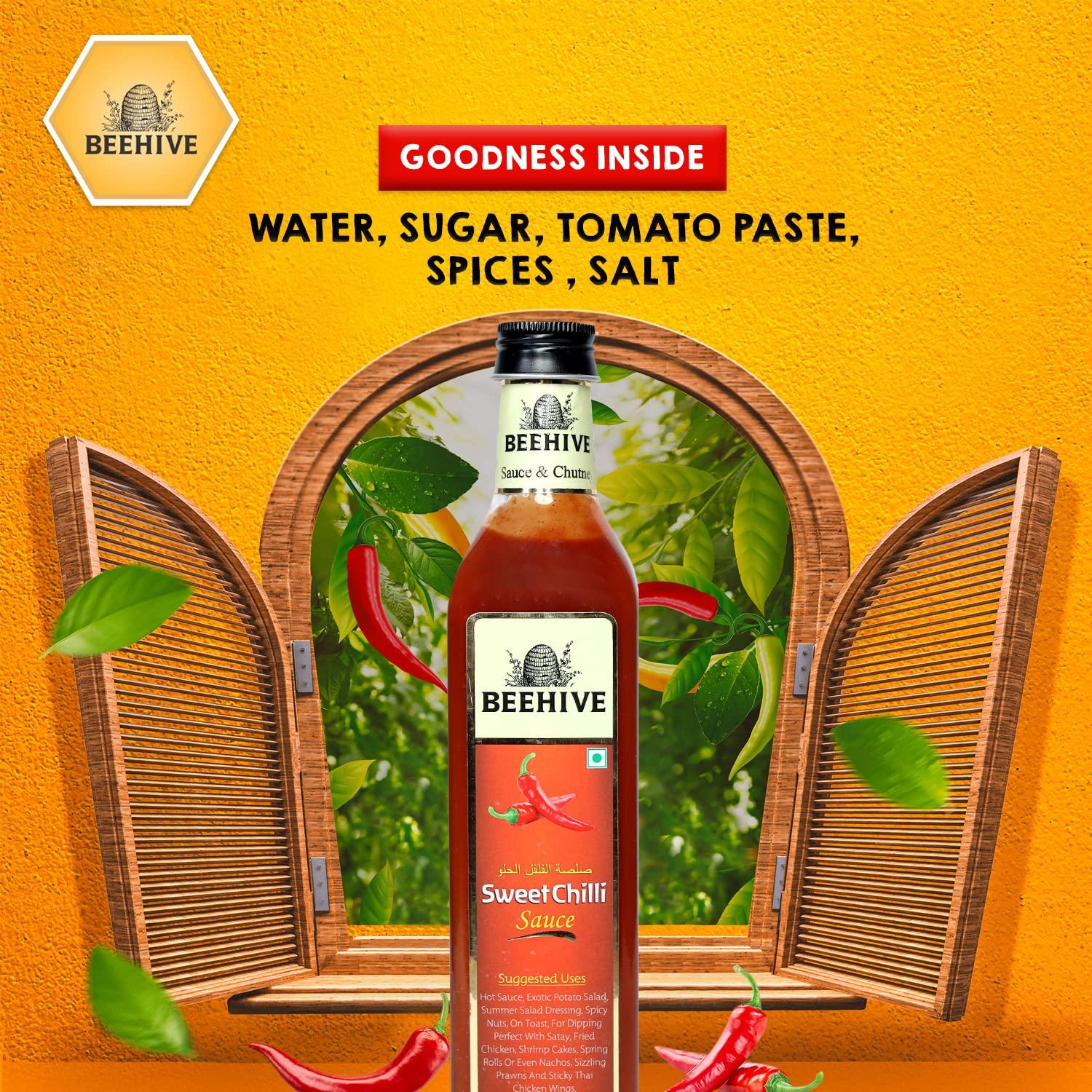 BEEHIVE Beehive Sweet Chilli Sauce, 565gram | With Natural Ingredients