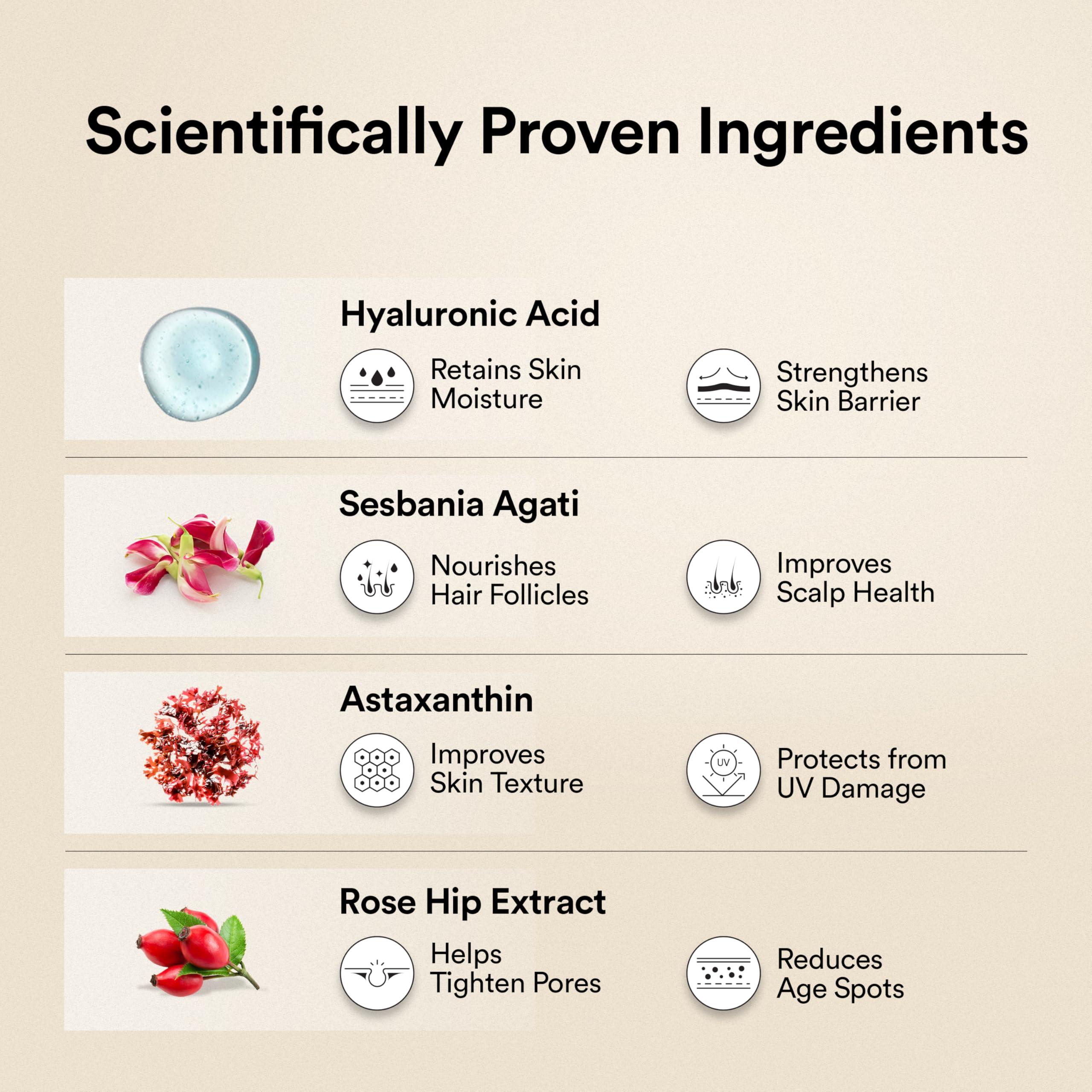 WELLBEING NUTRITION Wellbeing Nutrition Korean Beauty Marine Collagen Skin Radiance Peptides | Biotin, Vitamin C, E, Hyaluronic, Astaxanthin | Clinically Proven Healthy Skin,Hair & Nails | Strawberry Watermelon, 250gms