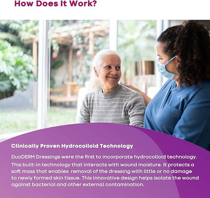 MEDICA MEDICA Duoderm Cgf Sterile Dressing 10 X 10 Cm (Pack Of 5)