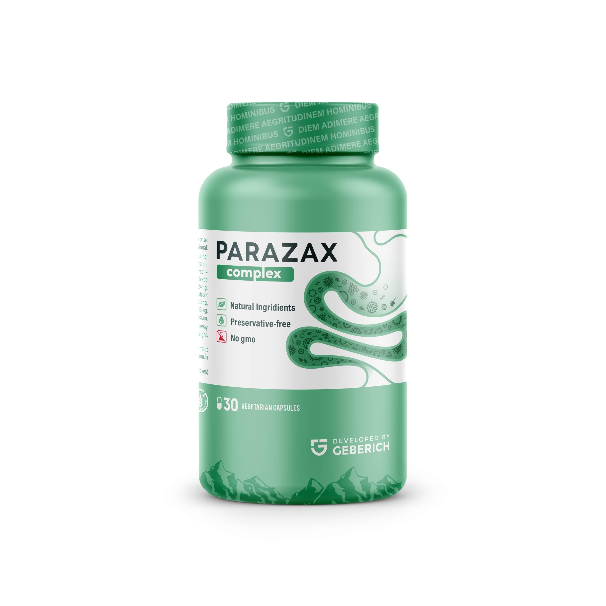 Generic Parazax Complex: Natural herbal complex for overall Gut Health | No Preservatives, No Added Sugar | Vegan