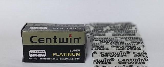 NavaFresh Basics PasCom Centwin Platinum shaving Ultra Double Edge Safety Razor Blades with Triple Coated Edges Pack of 20 Box (EACH BOX 50 pic)