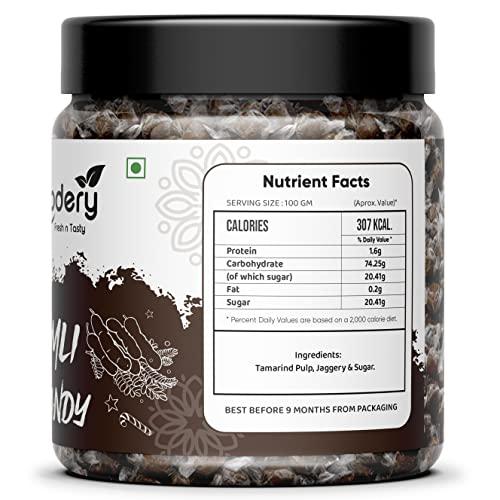 Foodery Foodery Imli Candy | 250 Grams Khatti Methi Imli Chulbuli Imli Brown Colour Tamarind Twist Candy Tamarind Candy [Jar Pack]